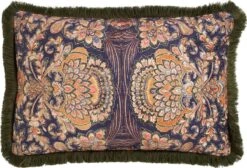 JONAS - Kussenhoes Met Patroon 40x60 Cm Mountain View - Groen - Exclusief Binnenkussen