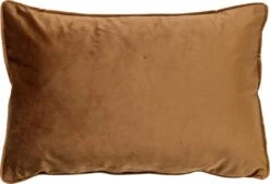 FINN - Kussenhoes Velvet Tobacco Brown 40x60 Cm - Bruin - Exclusief Binnenkussen