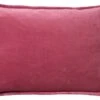 FAY - Kussenhoes Velvet Red Plum 40x60 Cm - Roze - Exclusief Binnenkussen