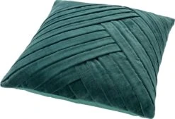 GIDI - Kussenhoes Velvet 45x45 Cm - Sagebrush Green - Groen - Exclusief Binnenkussen -Dutch Decor 1200x821 1