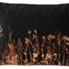 DALITA - Kussenhoes Met Bloemenpatroon 40x60 Cm Raven - Zwart - Exclusief Binnenkussen