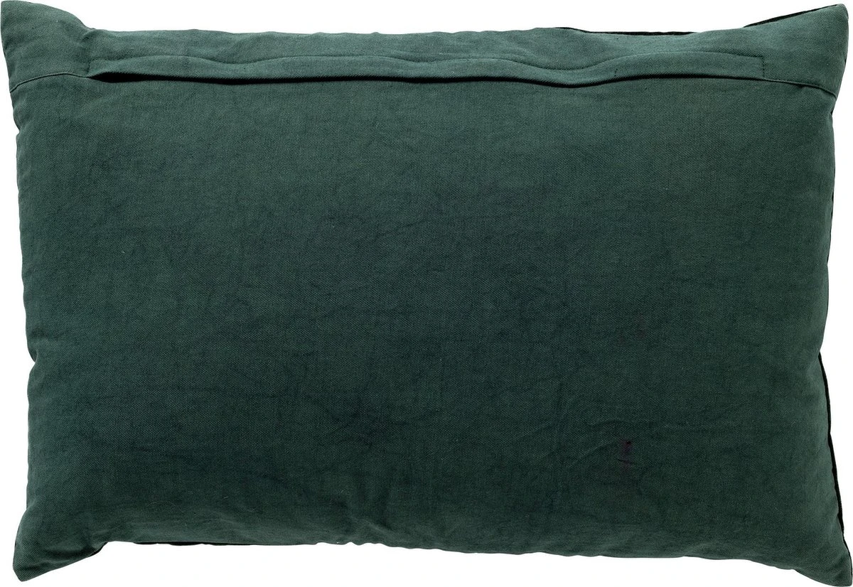 PAX - Sierkussen Velvet 40x60 Cm Mountain View - Groen - Inclusief Binnenvulling 2 PAX - Sierkussen Velvet 40x60 Cm Mountain View - Groen - Inclusief Binnenvulling - Afbeelding 2