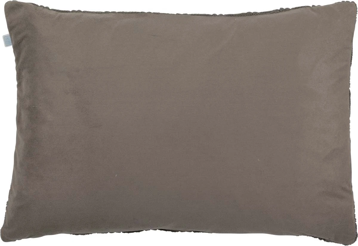 EMDEN - Kussenhoes Taupe 40x60 Cm - Exclusief Binnenkussen 2 EMDEN - Kussenhoes Taupe 40x60 Cm - Exclusief Binnenkussen - Afbeelding 2