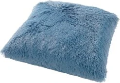 Set Van 2- Dutch Decor FLUFFY - Kussenhoezen Unikleur Provincial Blue 45x45 Cm- Blauw -Dutch Decor 1200x833 3