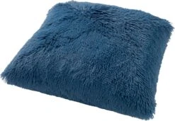 FLUFFY - Kussenhoes Unikleur 45x45 Cm - Provincial Blue - Blauw - Exclusief Binnenkussen -Dutch Decor 1200x833 6