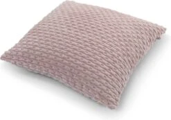 ROLF - Kussenhoes 45x45 Cm - Lila - Paars - Pasteltint - Effen Dessin - Met Rits -Dutch Decor 1200x839 1