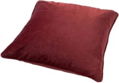 FINN - Kussenhoes Velvet 60x60 Cm - Merlot - Rood - Exclusief Binnenkussen -Dutch Decor 1200x841 4