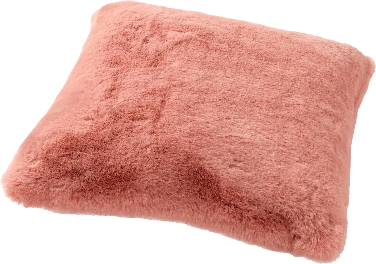 ZAYA - Kussenhoes Unikleur 45x45 Cm - Muted Clay - Roze - Superzacht - Exclusief Binnenkussen 5 ZAYA - Kussenhoes Unikleur 45x45 Cm - Muted Clay - Roze - Superzacht - Exclusief Binnenkussen - Afbeelding 5