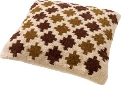 YAEL - Kussenhoes Kelim 45x45 Cm - Pumice Stone - Beige - 100% Katoen - Met Rits -Dutch Decor 1200x842