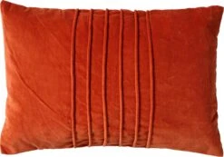 PAX - Kussenhoes Velvet 40x60 Cm Potters Clay - Oranje - Exclusief Binnenkussen
