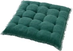 Set Van 4 - Dutch Decor BURTO - Stoelkussen Van Gewassen Katoen Sagebrush Green 40x40 Cm - Groen - Zitkussen -Dutch Decor 1200x845 2