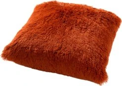 Set Van 2- Dutch Decor FLUFFY - Kussenhoezen Unikleur Potters Clay 60x60 Cm - Oranje -Dutch Decor 1200x846 7