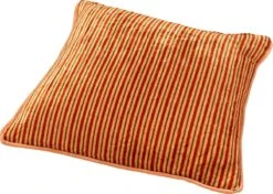 MEIS - Sierkussen 45x45 Cm - Velvet Bloemen - Dusty Pink - Roze - Rood - Streepjes - Inclusief Binnenvulling -Dutch Decor 1200x856 1