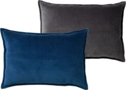 FAY - Kussenhoes Velvet Insignia Blue 40x60 Cm - Blauw - Exclusief Binnenkussen -Dutch Decor 1200x857 3