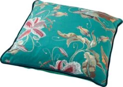 FANNY - Sierkussen 45x45 Cm - Emerald - Groen - Bloemenpatroon - Inclusief Binnenkussen 9 FANNY - Sierkussen 45x45 Cm - Emerald - Groen - Bloemenpatroon - Inclusief Binnenkussen -Dutch Decor 1200x857 6