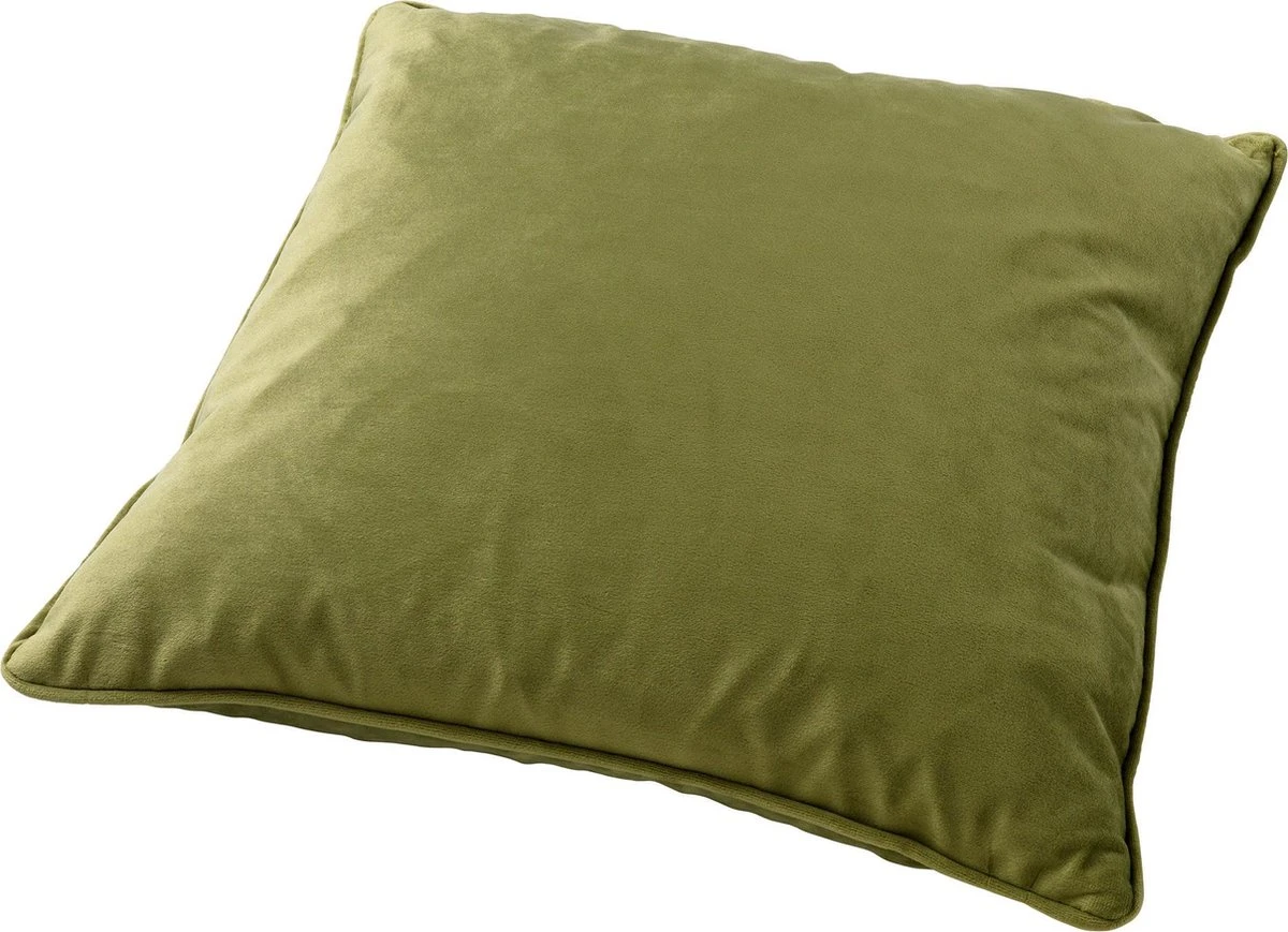 FINN - Sierkussen Velvet 60x60 Cm - Calliste Green - Groen - Inclusief Binnenvulling 2 FINN - Sierkussen Velvet 60x60 Cm - Calliste Green - Groen - Inclusief Binnenvulling - Afbeelding 2