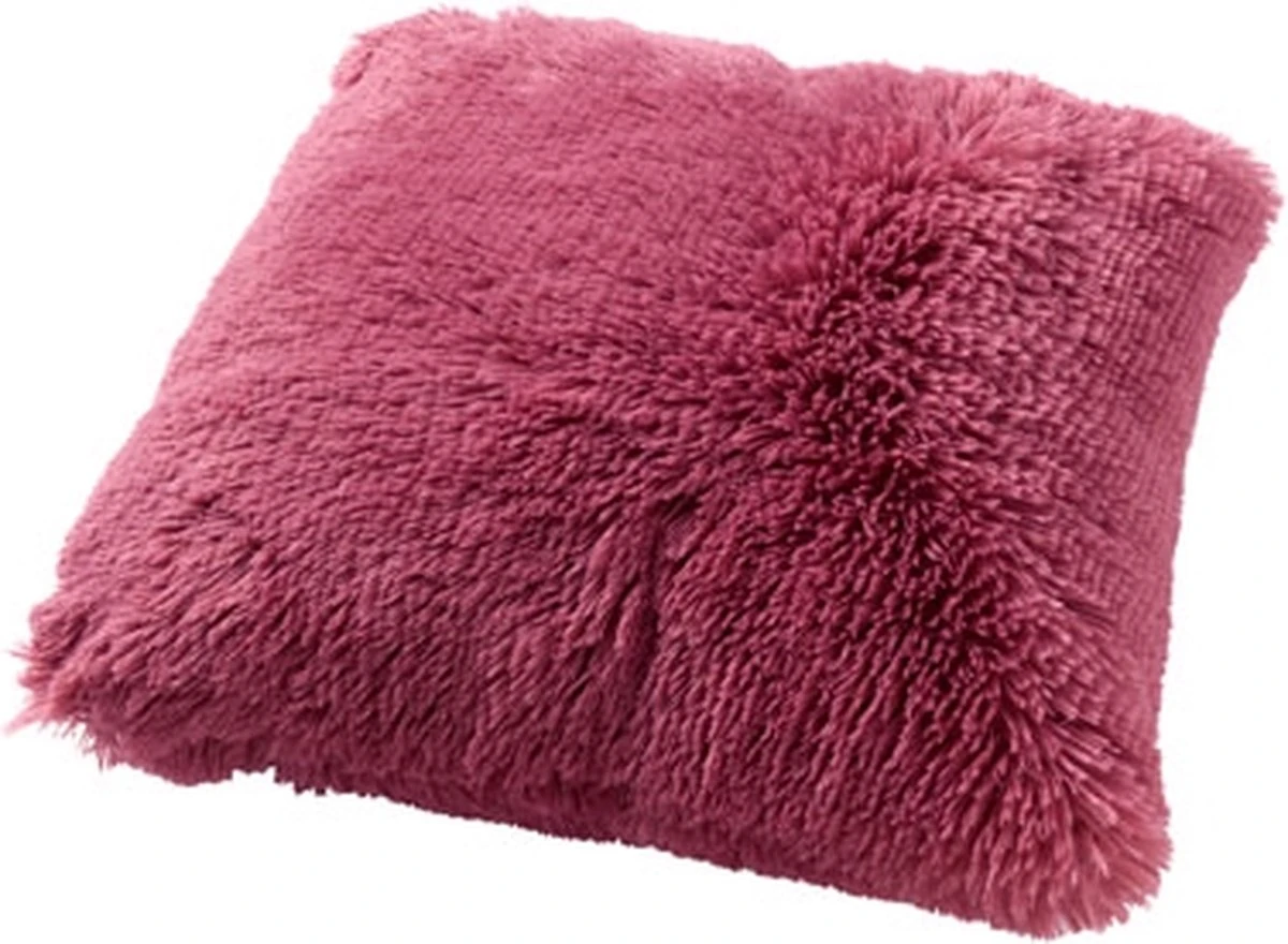 FLUFFY - Kussenhoes Unikleur 60x60 Cm - Heather Rose - Roze - Exclusief Binnenkussen 3 FLUFFY - Kussenhoes Unikleur 60x60 Cm - Heather Rose - Roze - Exclusief Binnenkussen - Afbeelding 3