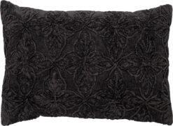 AMAR - Kussenhoes Van Katoen 40x60 Cm Raven - Zwart - Exclusief Binnenkussen