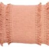 FARA - Kussenhoes Katoen 40x60 Cm - Dusty Pink - Roze - Exclusief Binnenkussen