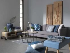 FRENK - Kussenhoes Donkerblauw 45x45 Cm - Exclusief Binnenkussen -Dutch Decor 1200x900 2