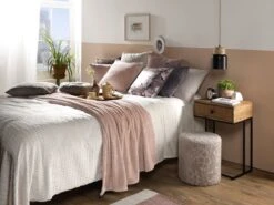 HILKE - Kussenhoes Nude 45x45 Cm - Roze - Met Rits -Dutch Decor 1200x900 8