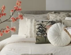 Dutch Decor - KAJA - Sierkussen Rond Velvet 40 Cm - Snow White - Wit -Dutch Decor 1200x921