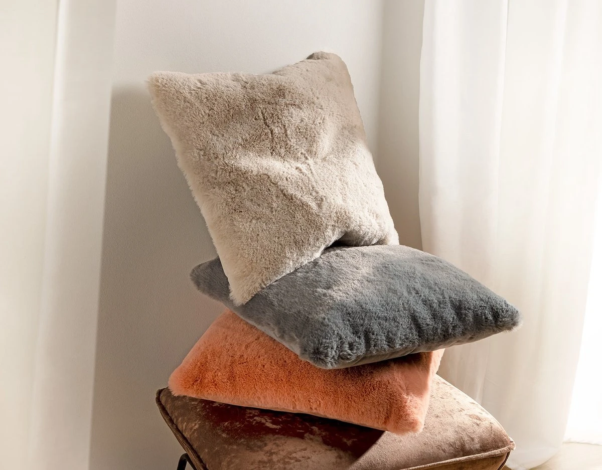 ZAYA - Kussenhoes Unikleur 45x45 Cm - Muted Clay - Roze - Superzacht - Exclusief Binnenkussen 4 ZAYA - Kussenhoes Unikleur 45x45 Cm - Muted Clay - Roze - Superzacht - Exclusief Binnenkussen - Afbeelding 4