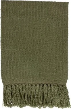 Dutch Decor - MINDY - Plaid Olijf 130x180 Cm - Groen - Deken -Dutch Decor 779x1200