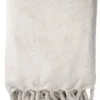 Dutch Decor - FLORIJN - Plaid Fleece 150x200 Cm - Snow White - Wit - Superzacht - Met Franjes - Deken