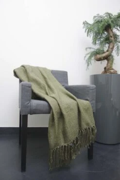 Dutch Decor - MINDY - Plaid Olijf 130x180 Cm - Groen - Deken -Dutch Decor 800x1200 81