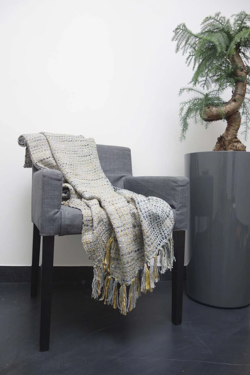 Dutch Decor - VIVAN - Plaid 130x180 Cm - Zand - Deken 6 Dutch Decor - VIVAN - Plaid 130x180 Cm - Zand - Deken - Afbeelding 6