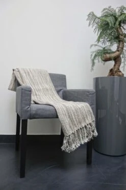 Dutch Decor - SUNIL - Plaid 130x180 Cm - Zand - Beige - Bruin - Grijs - Deken -Dutch Decor 800x1200 95