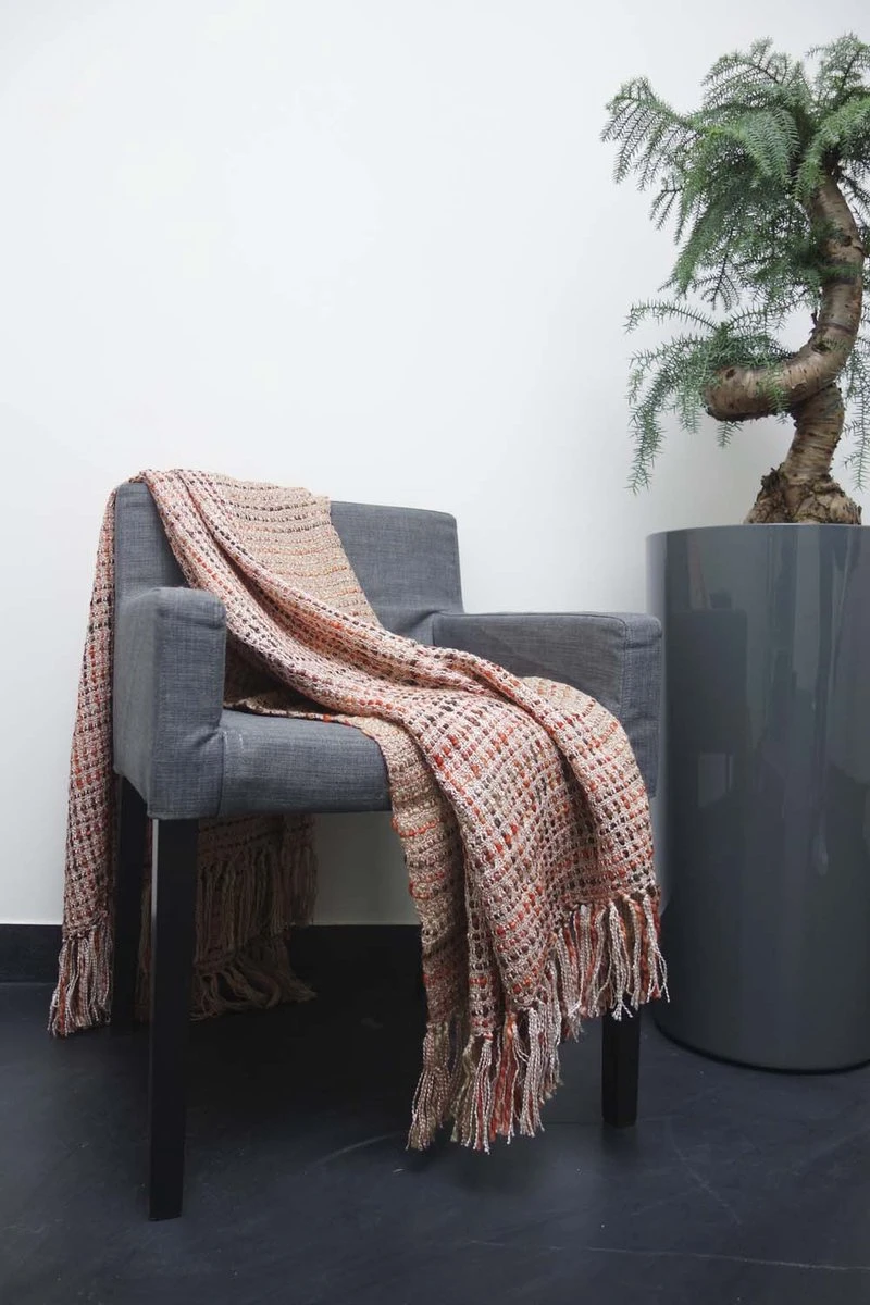 Dutch Decor - VIVAN - Plaid Lichtroze 130x180 Cm - Deken 5 Dutch Decor - VIVAN - Plaid Lichtroze 130x180 Cm - Deken - Afbeelding 5