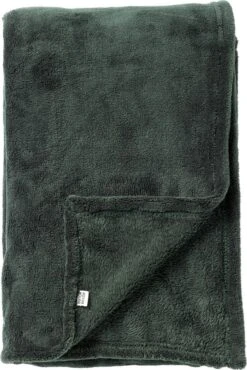 Dutch Decor - HARVEY - Plaid Fleece 150x200 Cm - Mountain View - Donkergroen - Superzacht - Deken