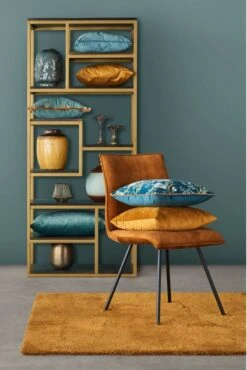 FINN - Sierkussen Velvet 45x45 Cm - Sagebrush Green - Groen - Inclusief Binnenvulling -Dutch Decor 802x1200