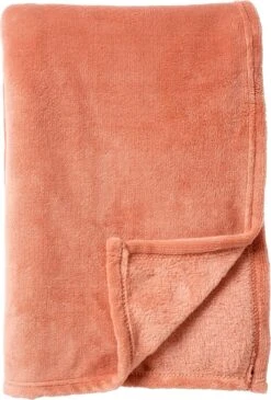 Dutch Decor - HARVEY - Plaid Fleece 150x200 Cm - Muted Clay - Roze - Superzacht - Deken