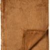 Dutch Decor - SIDNEY - Plaid 140x180 Cm Tobacco Brown- Bruin - 100% Polyester - Deken