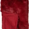 Dutch Decor - ZINZI - Plaid Unikleur 140x180 Cm Merlot - Rood - Deken