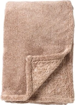 Dutch Decor - OSCAR - Plaid Tobacco Brown 140x180 Cm - Bruin - Deken -Dutch Decor 853x1200