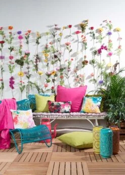 NADIA - Kussenhoes 45x45 Cm - Fuchsia - Roze - Spetters - Katoen - Met Rits 10 NADIA - Kussenhoes 45x45 Cm - Fuchsia - Roze - Spetters - Katoen - Met Rits -Dutch Decor 856x1200