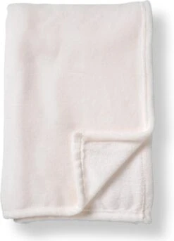 Dutch Decor - HARVEY - Plaid Fleece 150x200 Cm - Snow White -wit - Superzacht - Deken