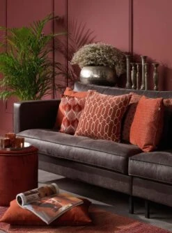 VISKER - Sierkussen 45x45 Cm - Terra - Terracotta - Bruin - Basic En Effen Dessin - Met Luxe Bies - Inclusief Binnenvulling 13 VISKER - Sierkussen 45x45 Cm - Terra - Terracotta - Bruin - Basic En Effen Dessin - Met Luxe Bies - Inclusief Binnenvulling -Dutch Decor 884x1200 4