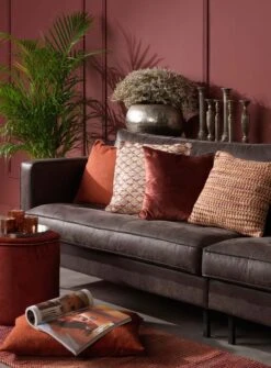 Dutch Decor - MORRIS - Vloermat Bordeaux Multi 75x120 Cm - Rood -Dutch Decor 884x1200 6