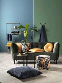 FINN - Kussenhoes Velvet 45x45 Cm - Golden Glow - Geel - Exclusief Binnenkussen -Dutch Decor 894x1200