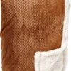 Dutch Decor - BOBBY - Plaid 150x200 Cm Tobacco Brown - Bruin - Teddy - Deken