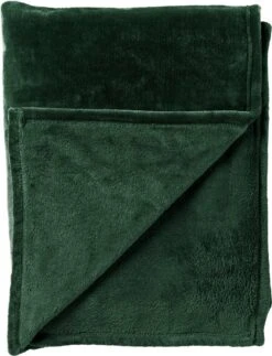 Dutch Decor - BILLY - Plaid Flannel Fleece 150x200 Cm Mountain View - Groen - Superzacht - Deken