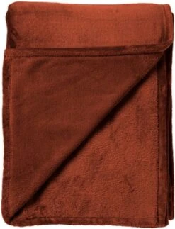 Dutch Decor - CHARLIE - Plaid Flannel Fleece XL - 200x220 Cm - Potters Clay - Oranje - Deken -Dutch Decor 917x1200 9