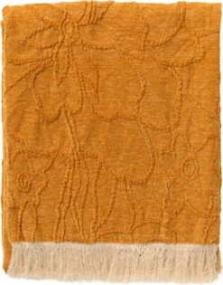 Dutch Decor - FLORINE - Plaid 140x180 Cm Golden Glow - Geel - Deken