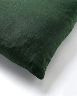 LINN - Kussenhoes LINNEN Mountain View 45x45 Cm - Groen - Met Rits -Dutch Decor 960x1200