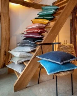 BURTO - Kussenhoes Van Gewassen Katoen Raven 45x45 Cm - Zwart - Exclusief Binnenkussen 14 BURTO - Kussenhoes Van Gewassen Katoen Raven 45x45 Cm - Zwart - Exclusief Binnenkussen -Dutch Decor 963x1200